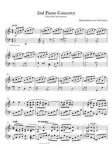 Rachmaninov Concerto 2 Movement Ii Transposed To Cmajor