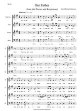 Our Father For SATB 1662 Bcp Version Without Doxology