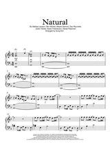 Natural Imagine Dragons For Piano Solo