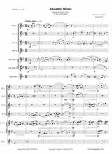 Scarlatti Andante Mosso For Flute Choir