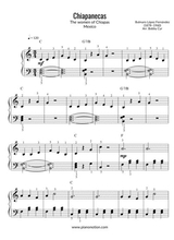 Chiapanecas Easy Piano Solo