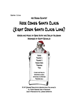 Here Comes Santa Claus Right Down Santa Claus Lane For Brass Quintet