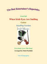 When Irish Eyes Are Smiling For Guitar With Background Track Jazz Pop Version