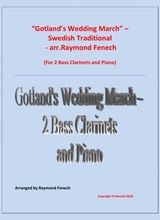 Gotlands Wedding March Traditional 2 Bass Clarinets And Piano