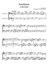Lacrimosa From Mozarts Requiem Cello Duet