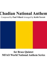 Chadian National Anthem The Chadian Hymn La Tchadienne For Brass Quintet