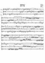 Sinfonia Three Part Invention No 2 Bwv 788 Arrangement For 3 Recorders