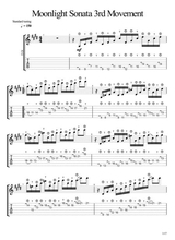 Moonlight Sonata C Minor 3rd Movement Solo