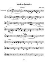 Mexican Fantasies For Solo Clarinet