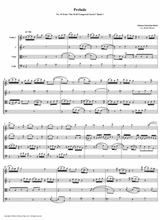 Prelude 19 From Well Tempered Clavier Book 1 String Quartet