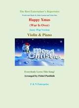 Happy Xmas War Is Over For Violin And Piano