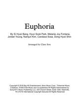 Bts Jungkook Euphoria For Easy Piano Solo