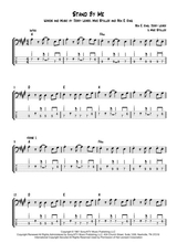 Stand By Me Bass Transcription With Tab