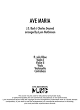 Ave Maria For String Orchestra And Solo Oboe