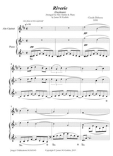 Debussy Reverie For Alto Clarinet Piano