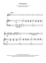 Amarantine English Horn Solo And Piano Accompaniment With Chords