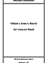 Villains Armys March For Concert Band Score Parts