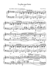 Debussy La Plus Que Lente Original Complete Version