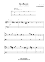Korobeiniki Korobushka For 2 Octave Handbell Choir