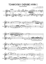 Tchaikovsky Cherubic Hymn 1 Flute And Oboe Duet