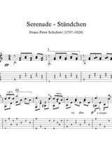 Serenade Stndchen Schubert Classical Guitar