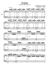 Prelude Cello Suite No 1
