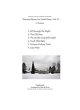 Nursery Rhyme For Violin Duet Vol Ii