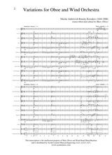 Variations For Oboe And Wind Band