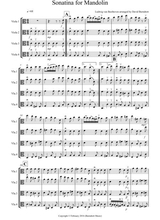 Sonatina By Beethoven For Viola Quartet
