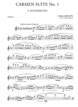 Intermezzo From Carmen Suite For String Quartet