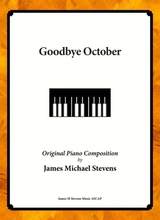 Goodbye October Piano Solo