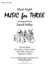 Silent Night For Piano Trio Violin Cello Piano Set Of 3 Parts