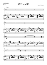 Ave Maria For Double Bass