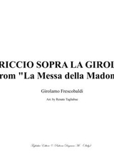 Capriccio Sopra La Girolmeta Frescobaldi G From MeSSA Della Madonna For Organ