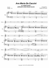 Ave Maria De Caccini For Bb Trumpet Solo And Piano