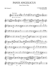 Panis Angelicus For Clarinet Quartet