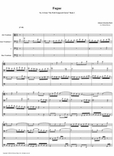 Fugue 12 From Well Tempered Clavier Book 2 Trombone Quartet