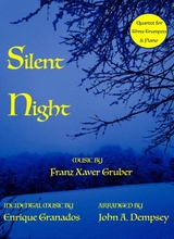 Silent Night Quartet For Three Trumpets Piano