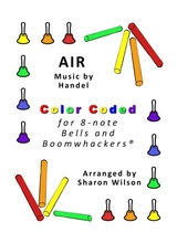 Air For 8 Note Bells And Boomwhackers With Color Coded Notes