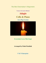 Adagio By Albinoni Piano Background For Cello And Piano