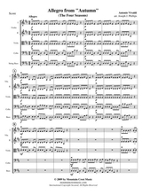 The Four Seasons Allegro From Autumn Score