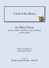 Carol Of The Drum Aka Little Drummer Boy For Flute Choir