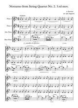 A Borodin Notturno From String Quartet No 2 3 Rd Mov