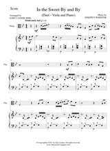 In The Sweet By And By Duet Viola And Piano Score And Parts