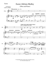 Easter Alleluia Medley Duet Oboe Piano Score And Oboe Part