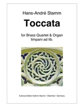 Toccata For Brass Quartet Organ Timpani Ad Lib