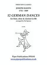 Haydn 12 German Dances For Flute Oboe Clarinet