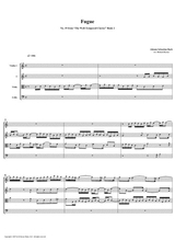 Fugue 19 From Well Tempered Clavier Book 2 String Quartet