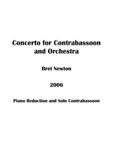 Concerto For Contrabassoon And Orchestra Piano Reduction