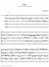 Fugue 08 From Well Tempered Clavier Book 2 Euphonium Tuba Quintet